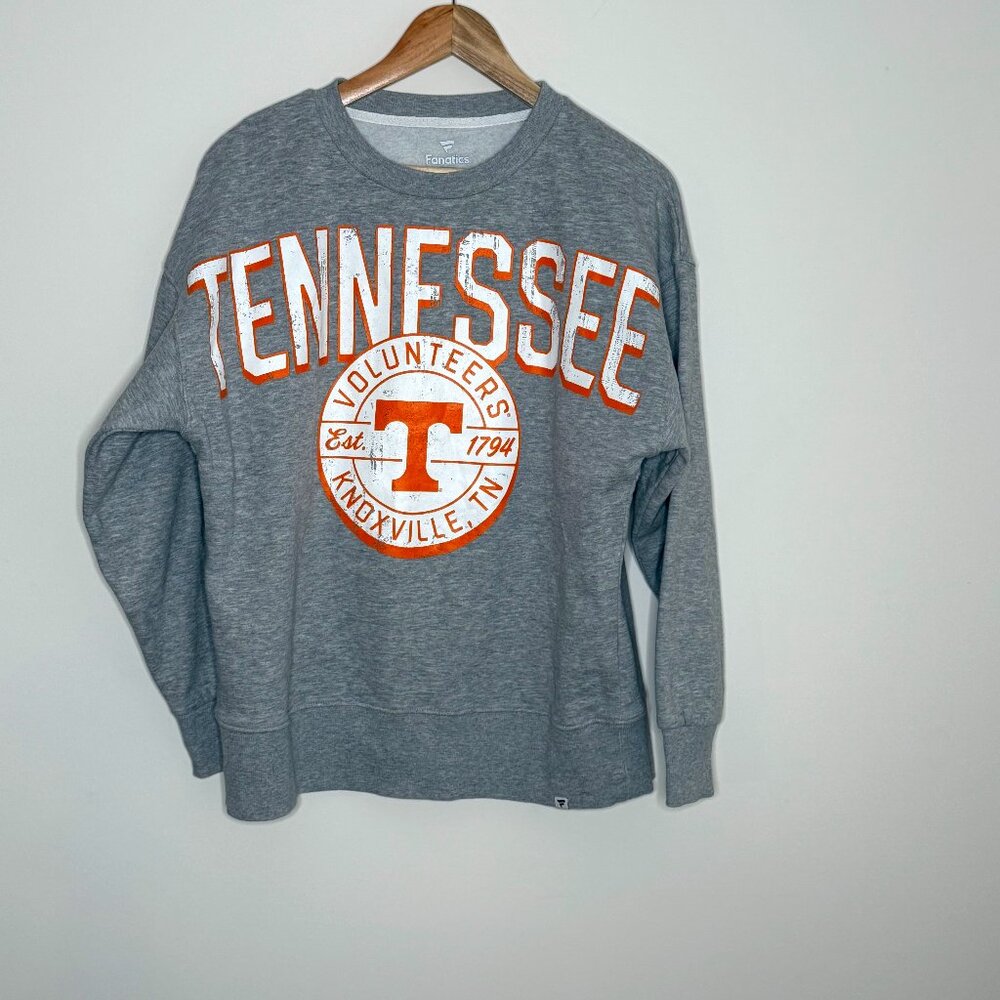 Tennessee Volunteers Fanatics Gray Sweatshirt Women's Sz Medium